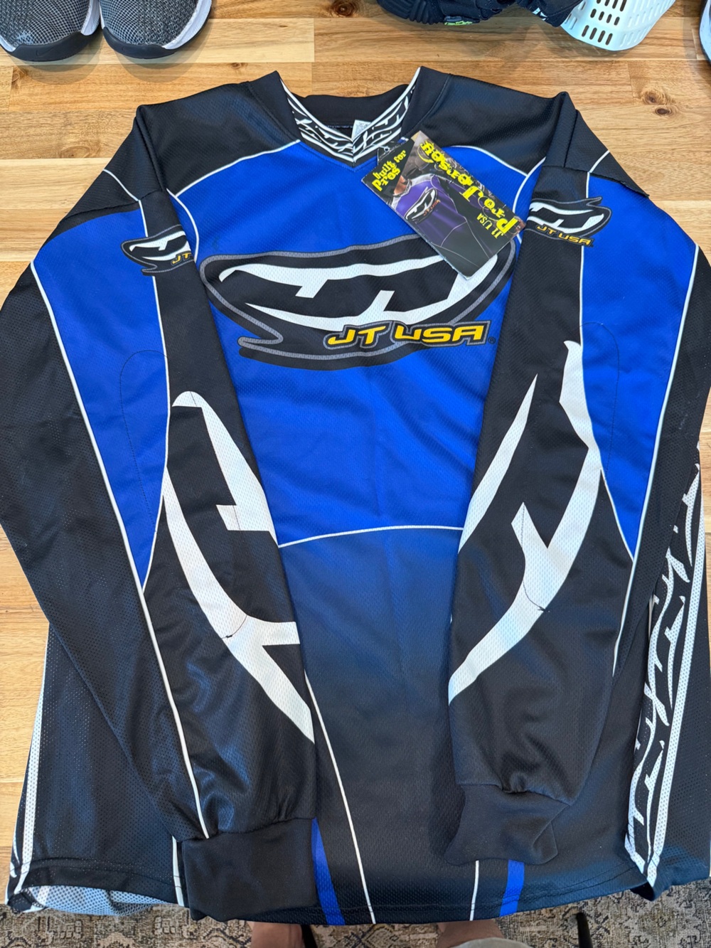 JT USA Blue & Black Paintball Jersey